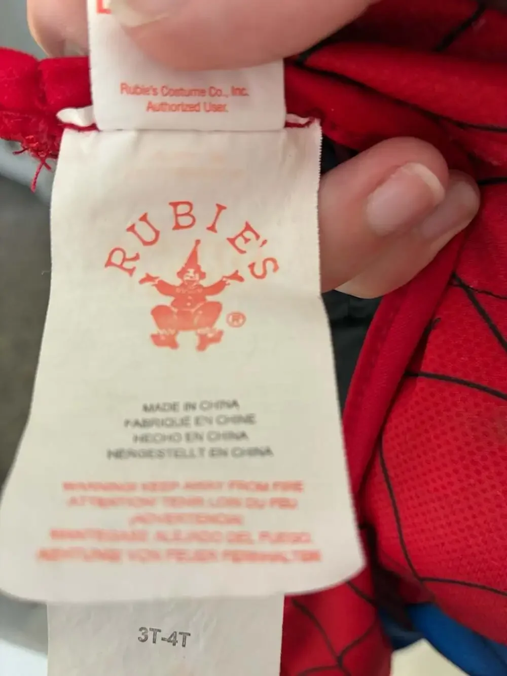 Rubie's Marvel Super Hero Adventures Spider-Man Costume for Toddlers, Size 3T-4T